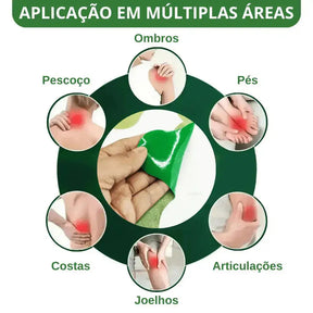 [120 UNIDADES] Flexlive - Adesivo de Recuperação Natural - Acabe com Dores Musculares e nas Articulações