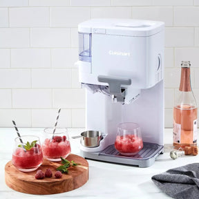 MÁQUINA DE SORVETE PORTÁTIL CUISINART 2,5L - SORVETE CREMOSO EM 20 MINUTOS + BRINDE EXCLUSIVO (EBOOK DE RECEITAS DE SORVETE CASEIRO)